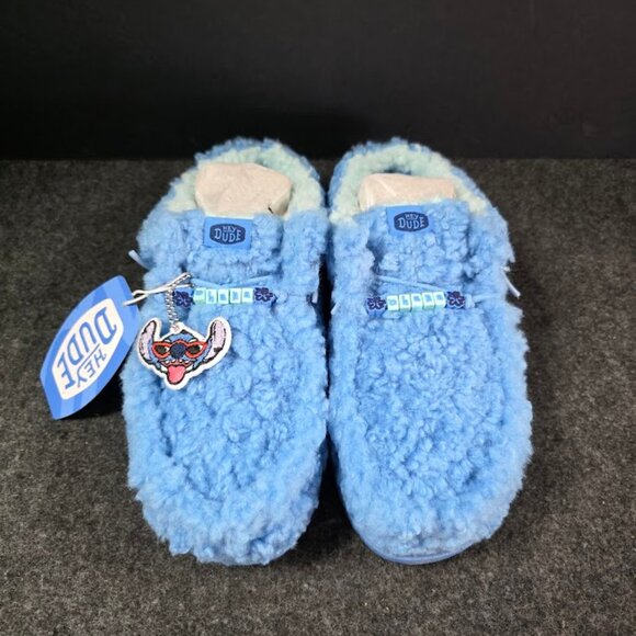 NIB Hey Dude Disney Stitch Wally Slipper Men 7 Wom 9 - Picture 1 of 14